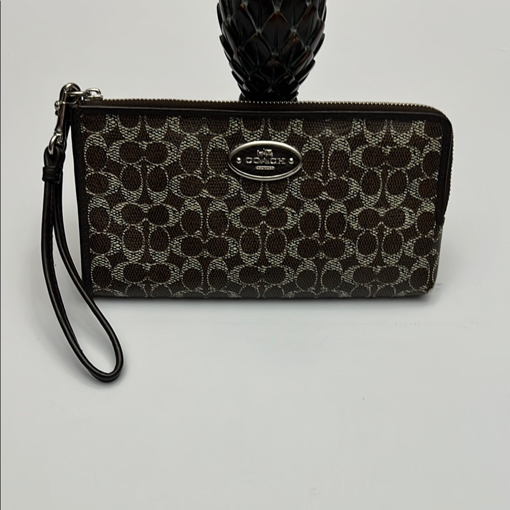 Coach Signature Brown Wallet